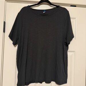 Old Navy Luxe Charcoal Top